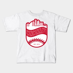 Cincinnati Baseball 02 Kids T-Shirt